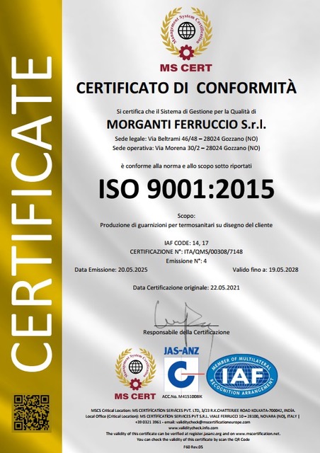 CERTIFICATO ISO